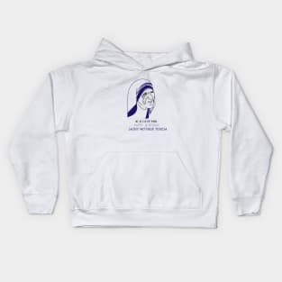 Saint Mother Teresa birthday Kids Hoodie